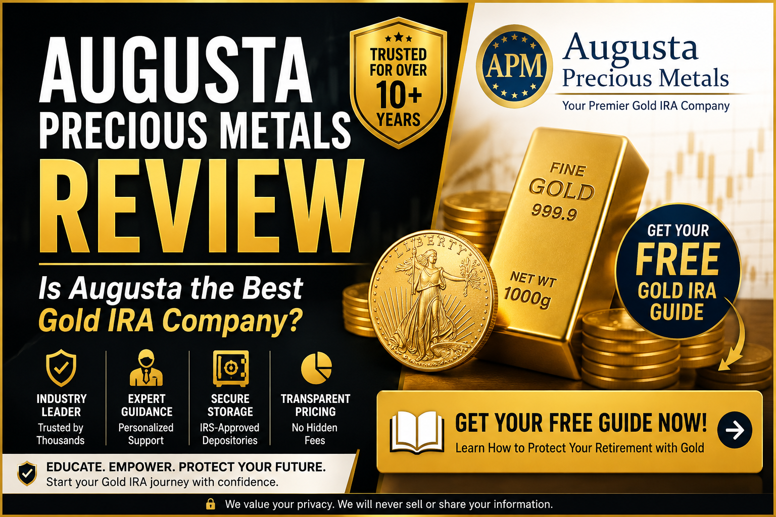 Augusta Precious Metals Review covering Gold IRA fees pros and cons